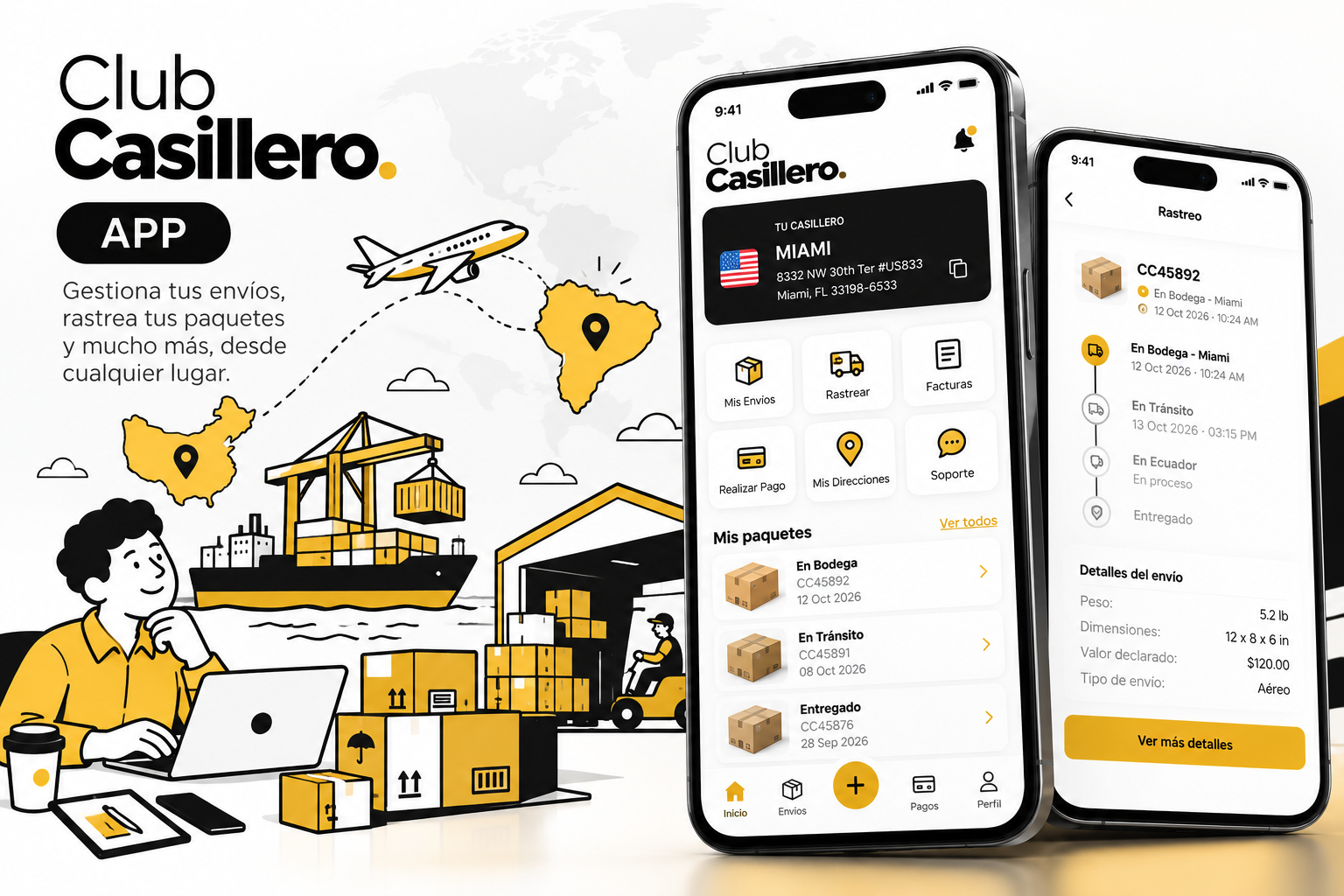 Aplicación Club Casillero - Envíos sin fronteras