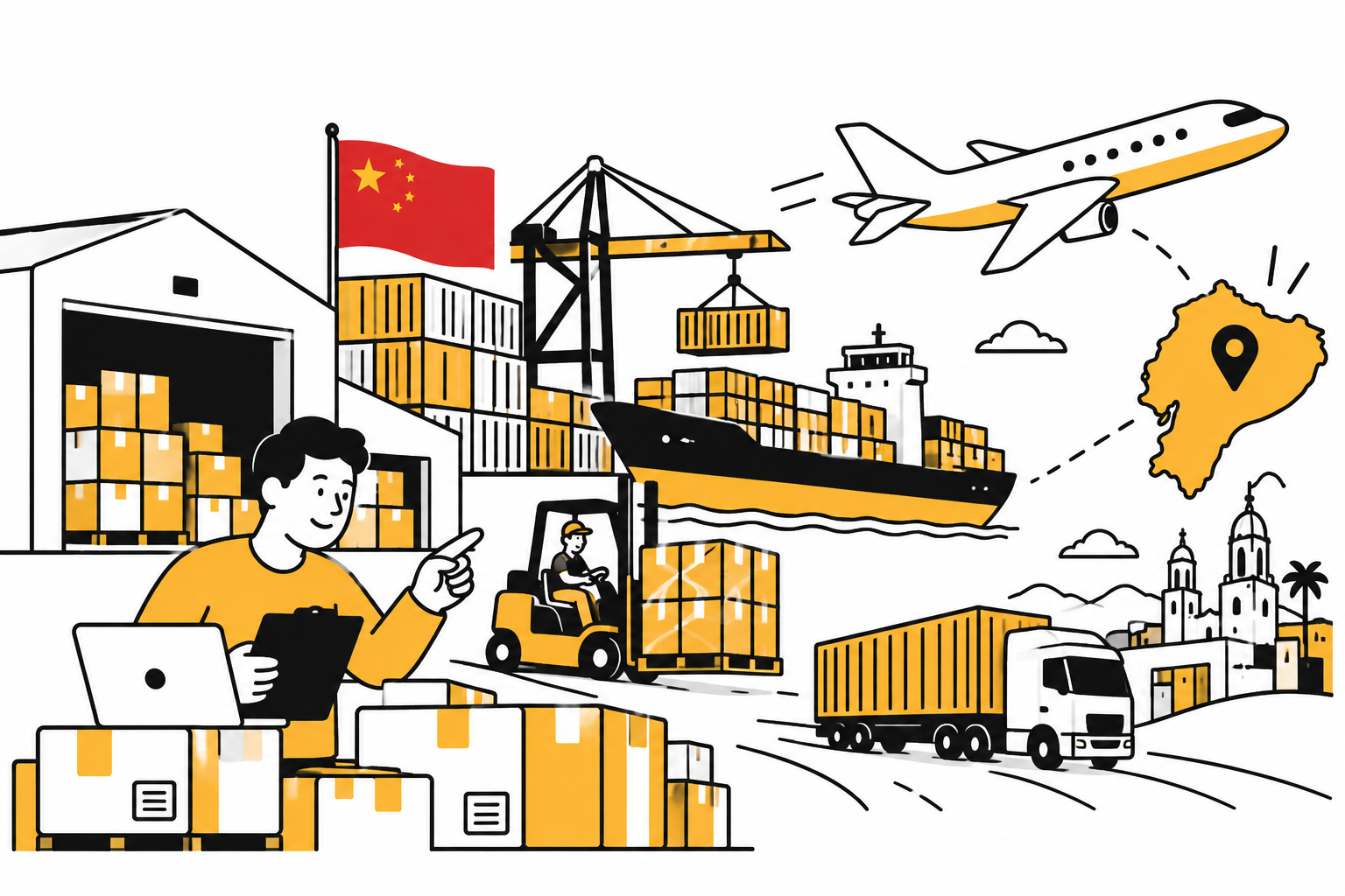 Importaciones desde China y Estados Unidos a Ecuador - Club Casillero Categoría C